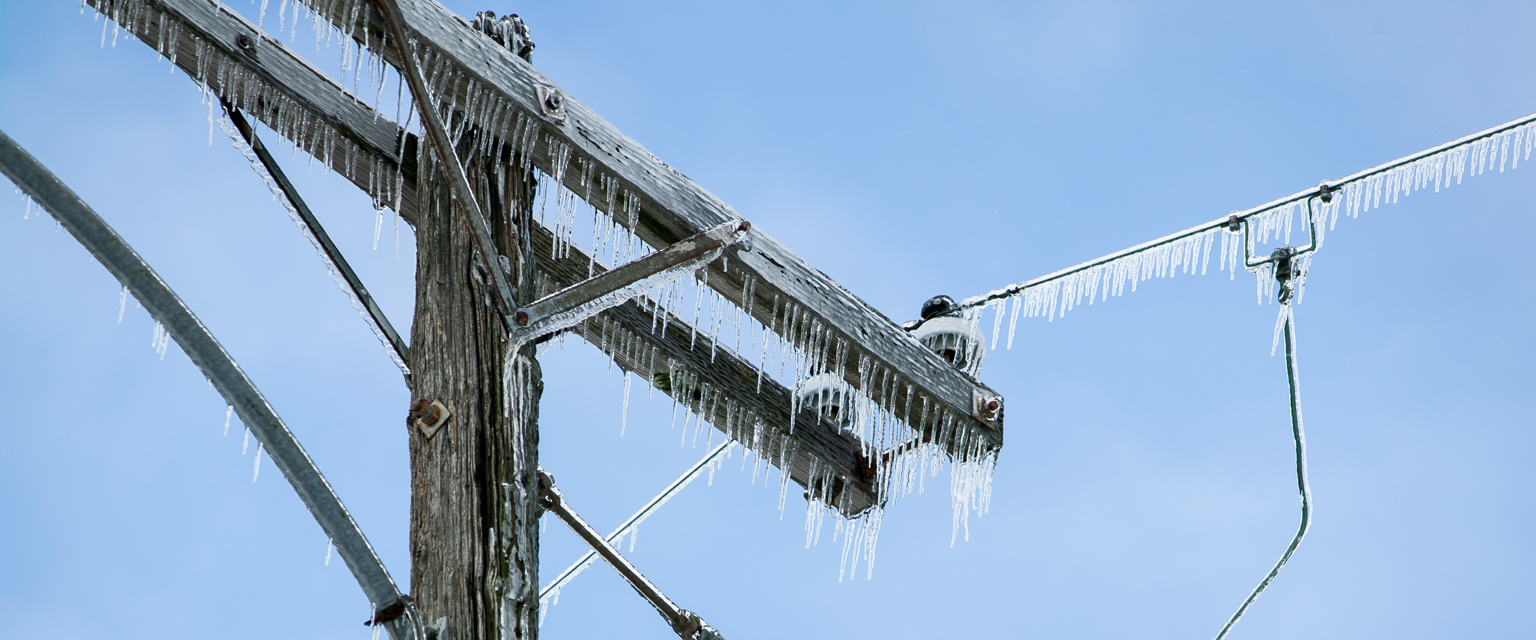 Frozen powerlines