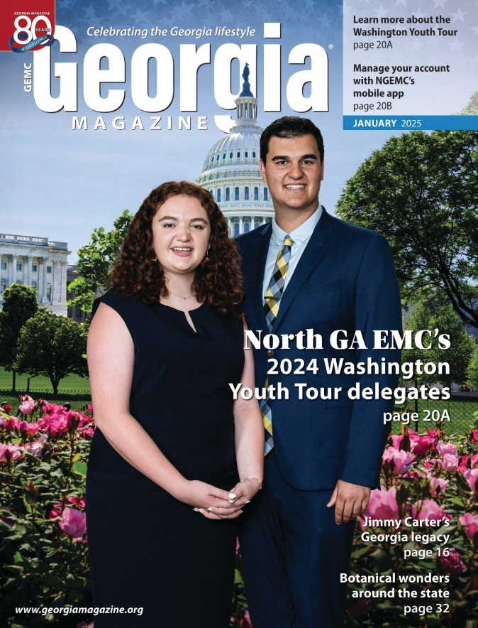 The cover of the January 2025 issue of Georgia Magazine