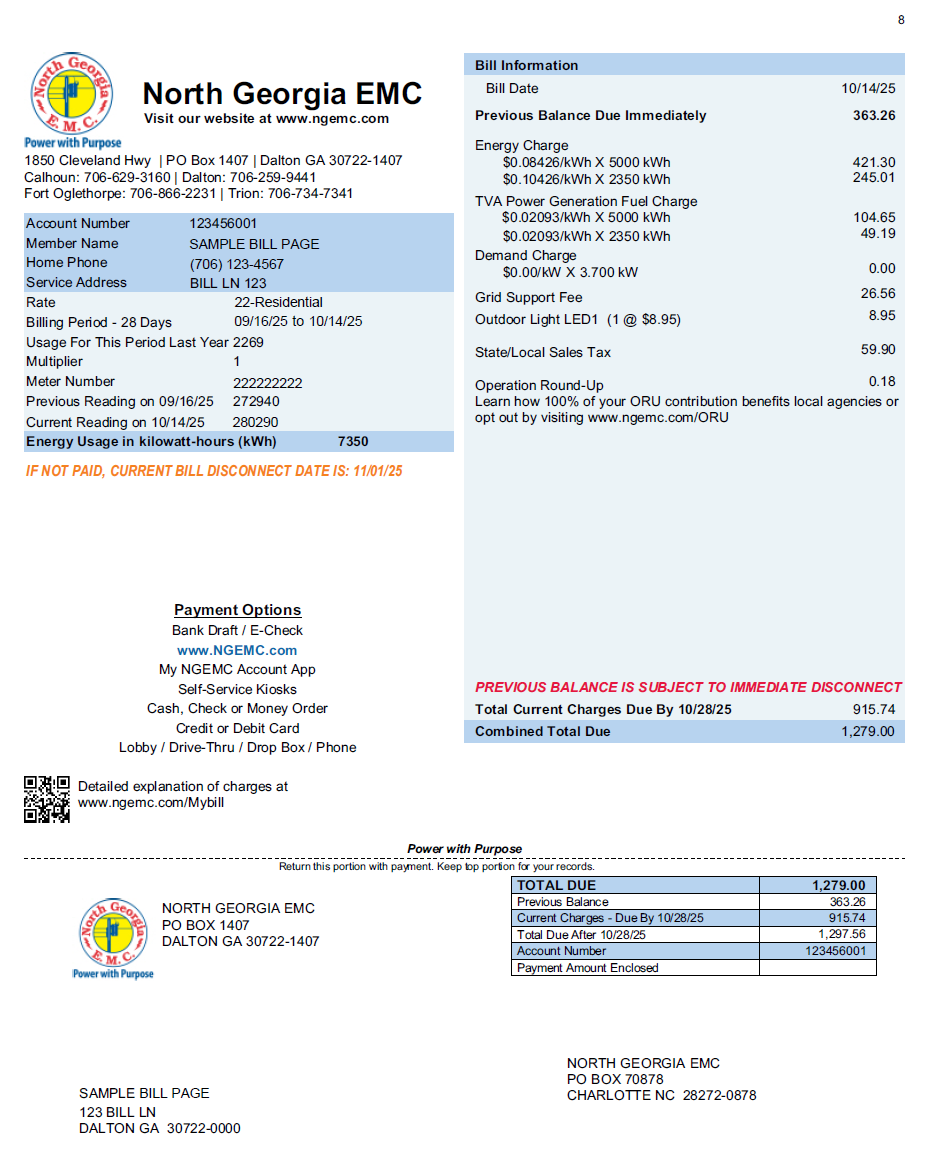 Interactive Bill